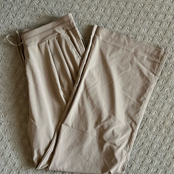 CALIA by Carrie Underwood Pants - CALIA Women's Truelight Pleated Wide Leg Trouser Pant Long Tall Inseam